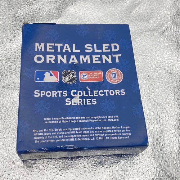 Christmas Ornament University North Carolina Tar Heels‎ Metal Sled Sports - Picture 6 of 13